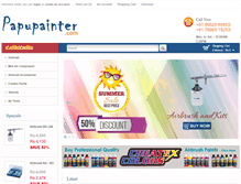 Tablet Screenshot of papupainter.com